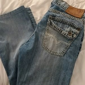 Mens Guess Falcon Light Denim Jeans